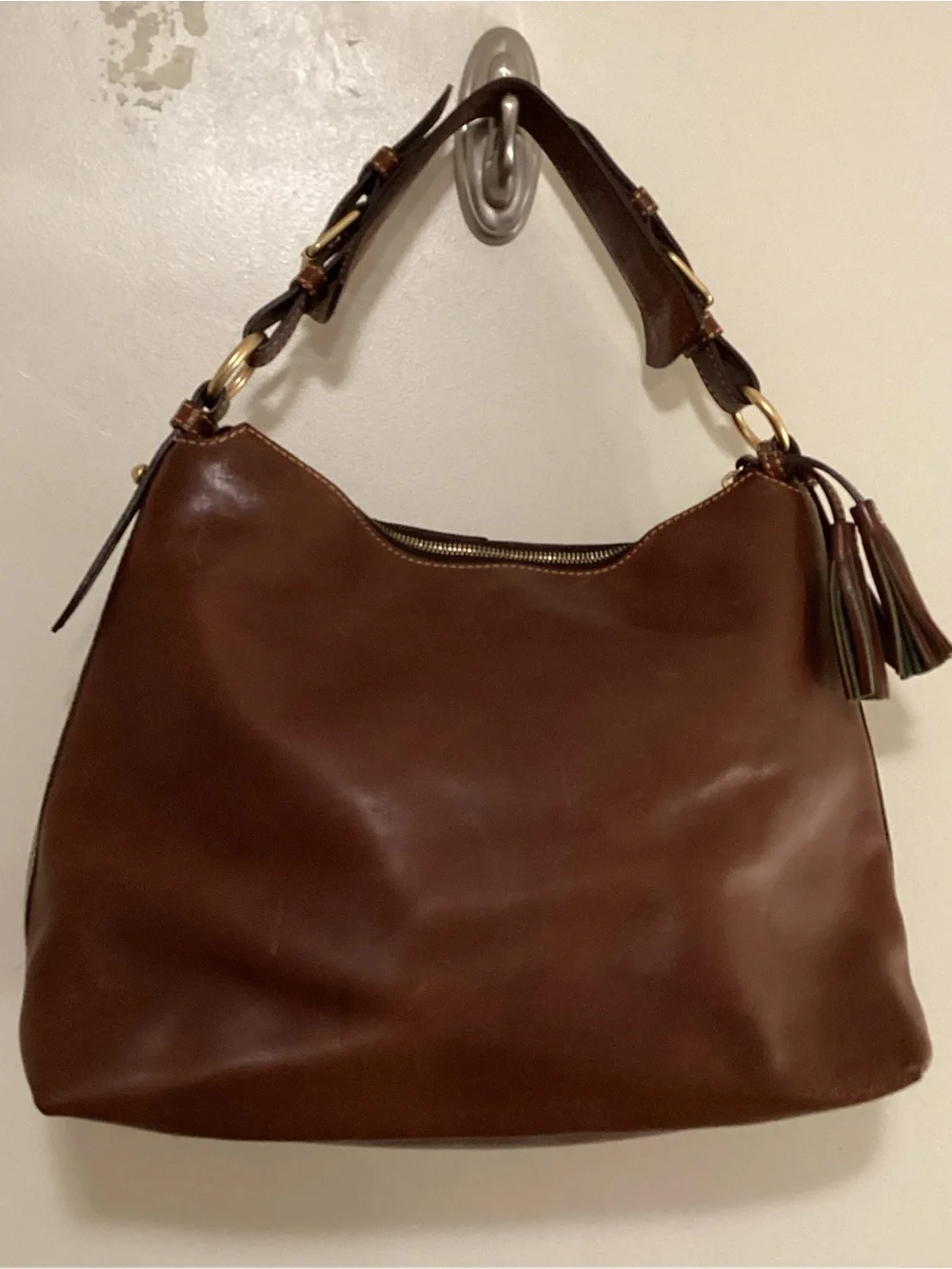 Dooney & Bourke Florintine leather Kingston Hobo